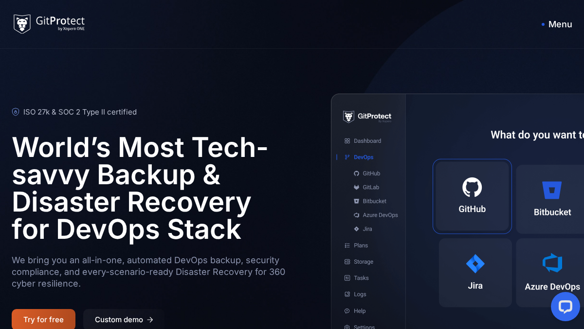 gitprotect.io 官网首页截图