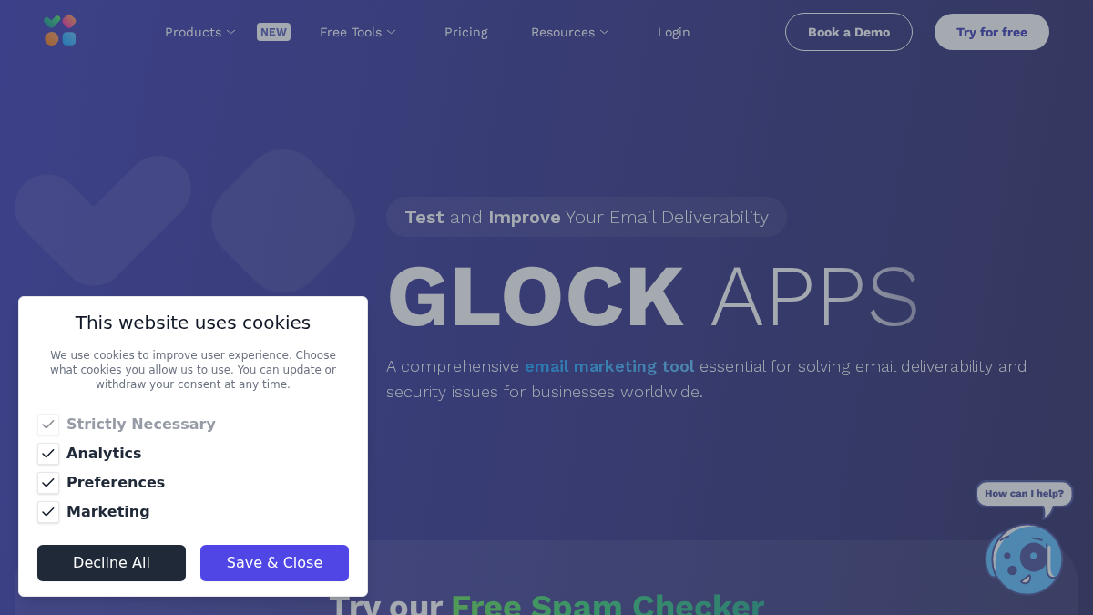 glockapps.com 官网首页截图