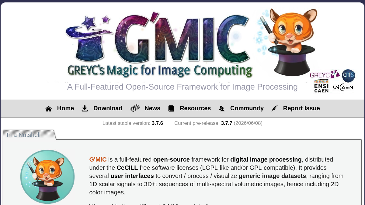 gmic.eu 官网首页截图