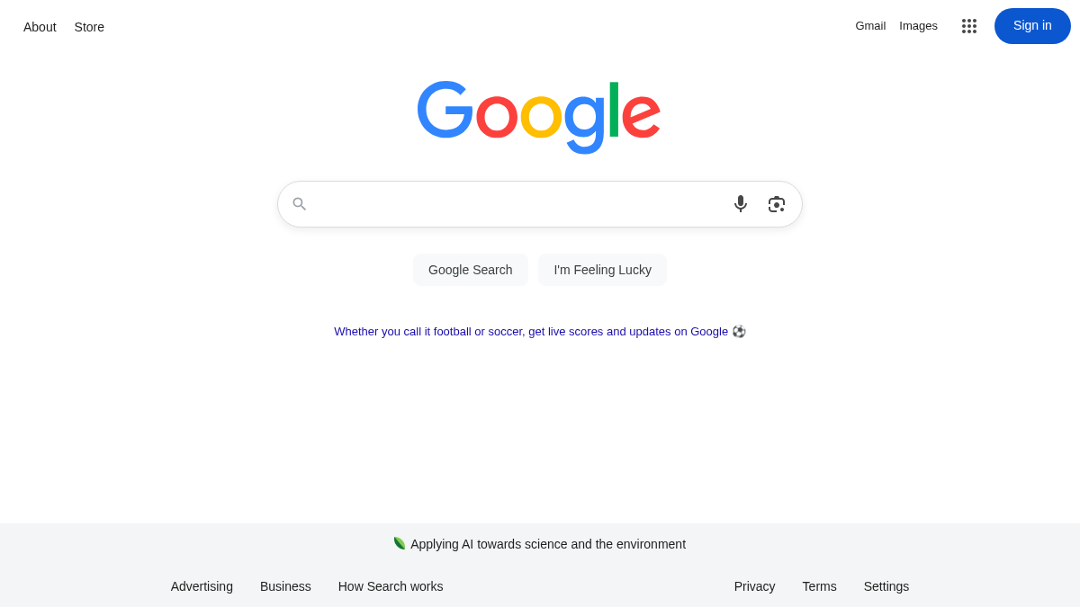 google.it 官网首页截图