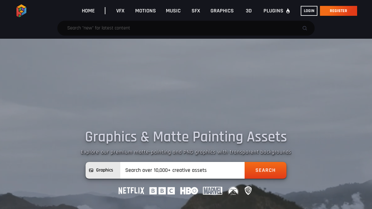 graphicscrate.com 官网首页截图