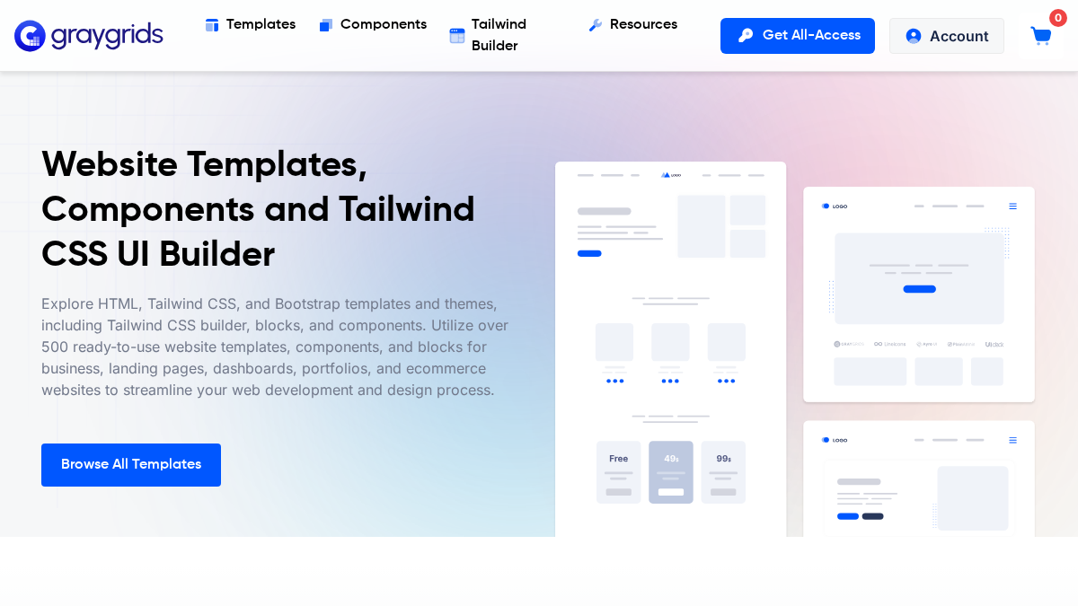 graygrids.com 官网首页截图