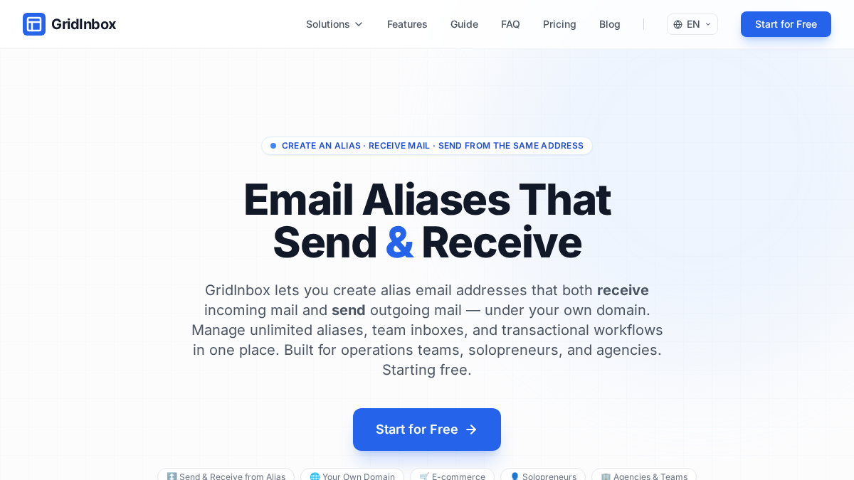 gridinbox.com 官网首页截图