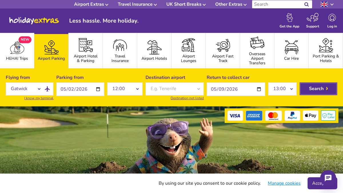 holidayxtra.com 官网首页截图