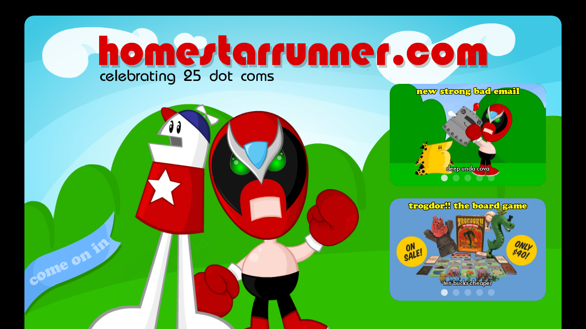 homestarrunner.com 官网首页截图
