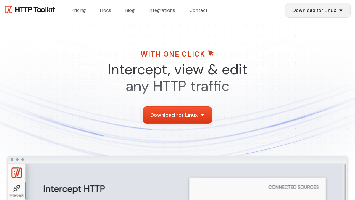 httptoolkit.com 官网首页截图