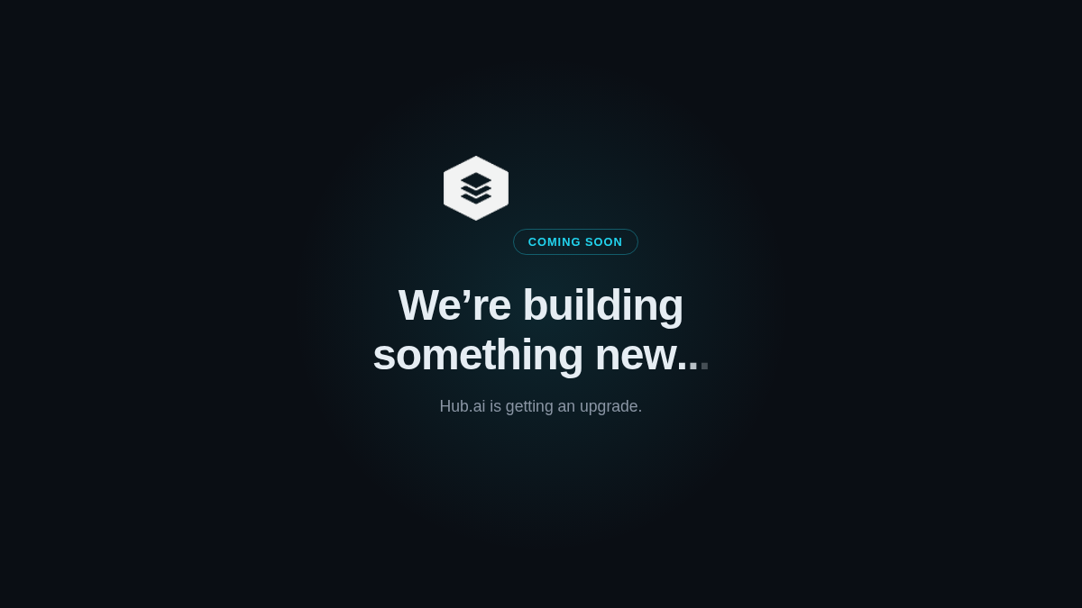 hub.ai 官网首页截图