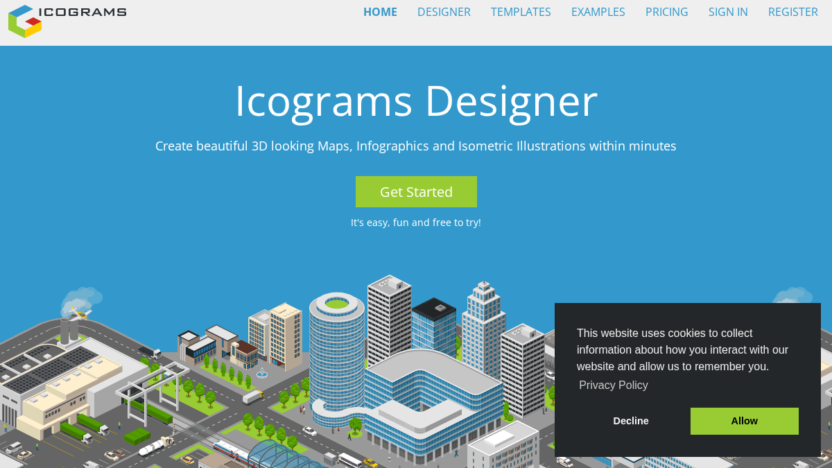 icograms.com 官网首页截图