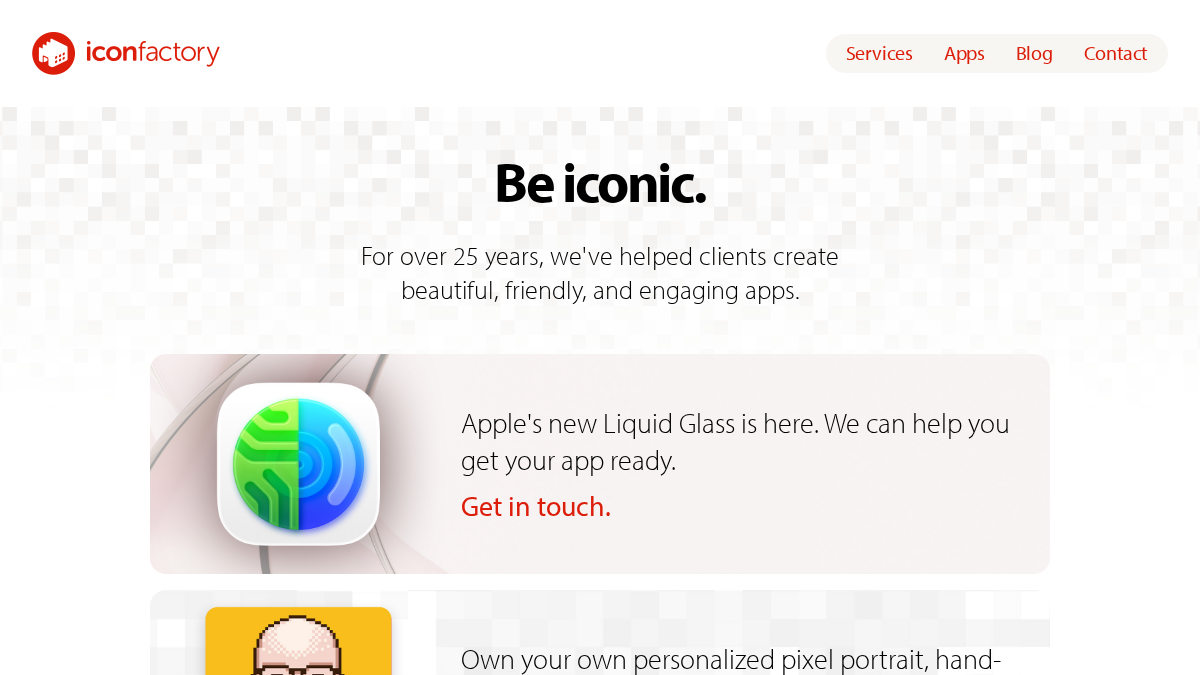 iconfactory.com 官网首页截图