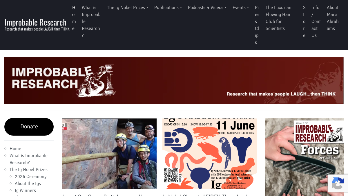 improbable.com 官网首页截图
