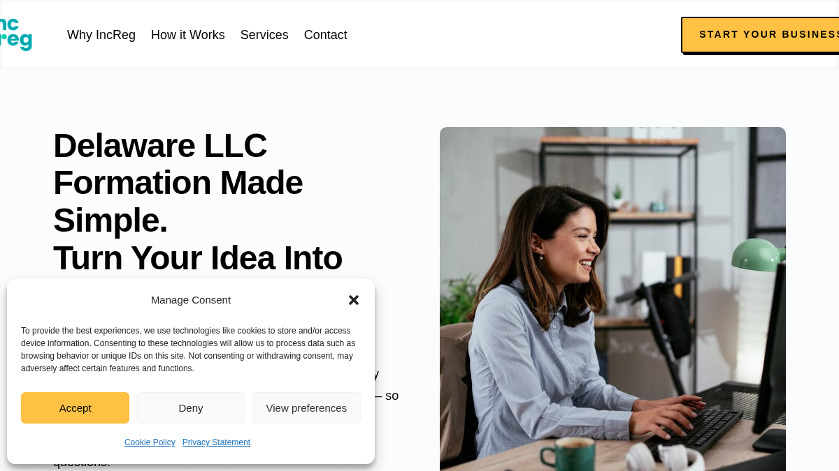 increg.com 官网首页截图