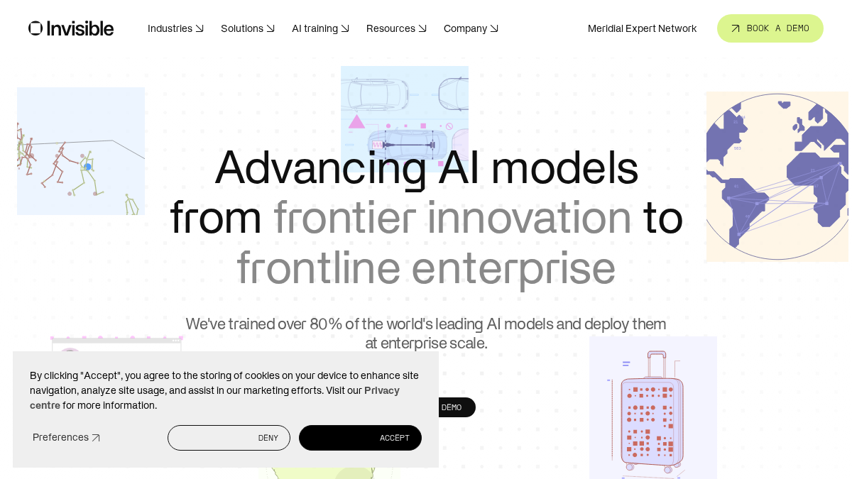 invisibletech.ai 官网首页截图
