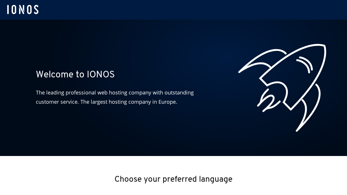 ionos.dk 官网首页截图
