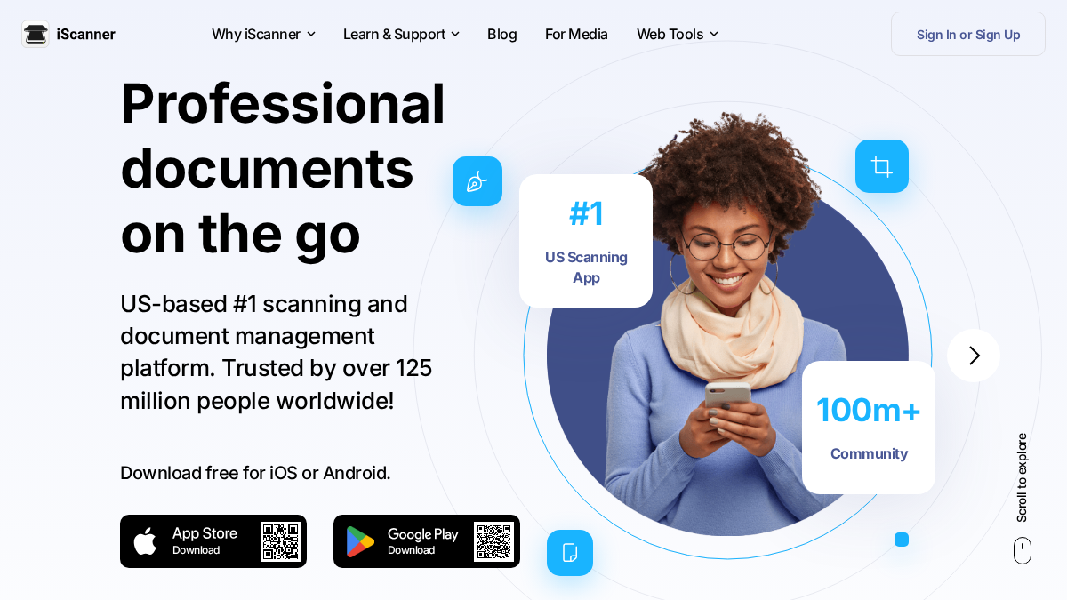 iscanner.com 官网首页截图