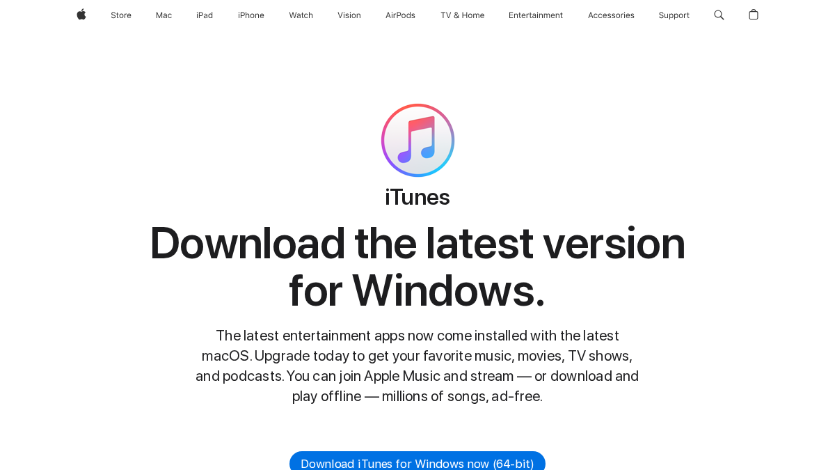 itunesmatch.com 官网首页截图