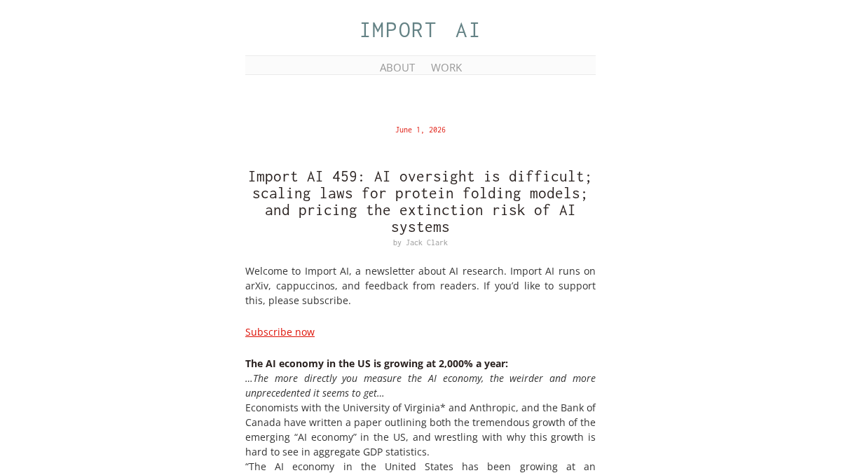 jack-clark.net 官网首页截图