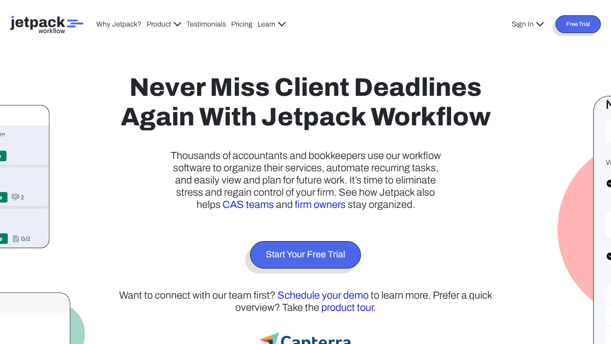 jetpackworkflow.com 官网首页截图