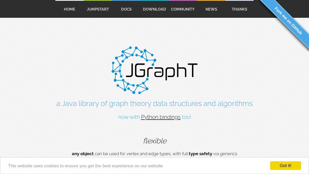 jgrapht.org 官网首页截图