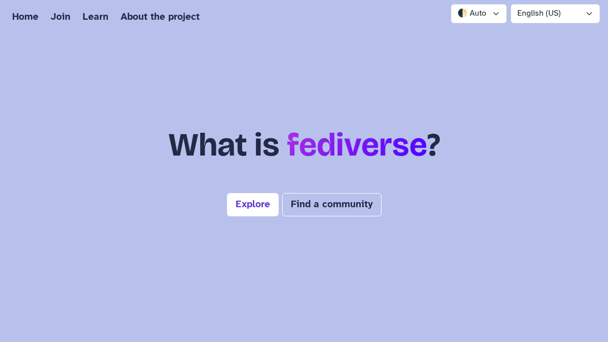 jointhefediverse.net 官网首页截图