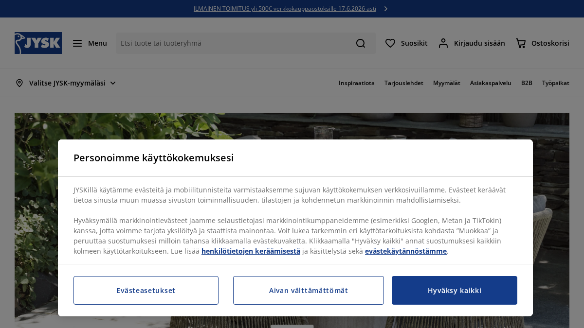 jysk.fi 官网首页截图