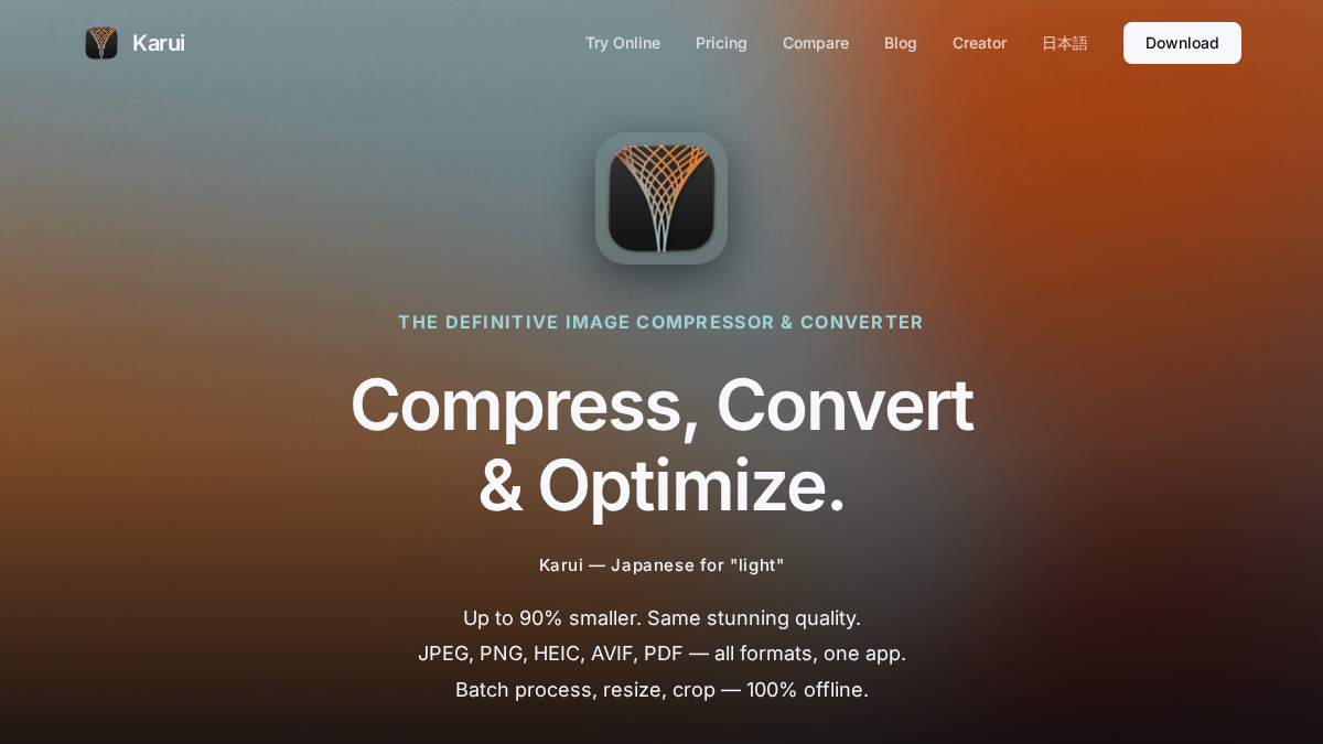 karui.app 官网首页截图