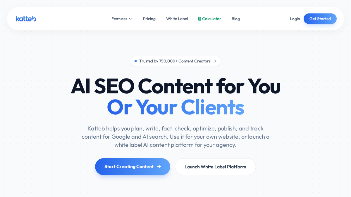 katteb.com 官网首页截图