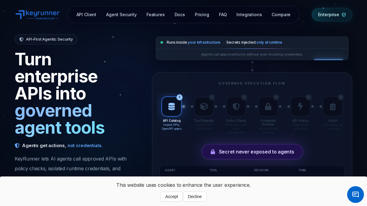 keyrunner.app 官网首页截图