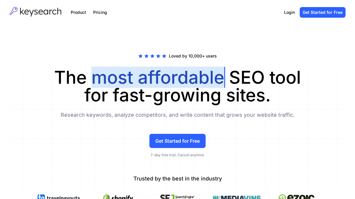 keysearch.co 官网首页截图