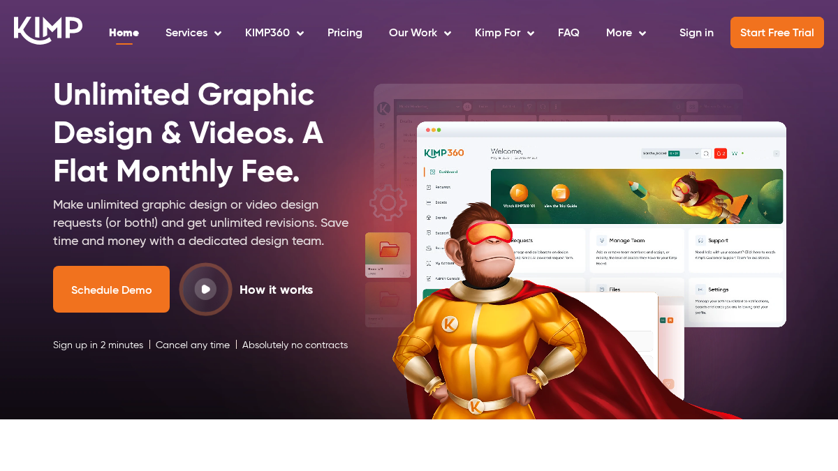 kimp.io 官网首页截图