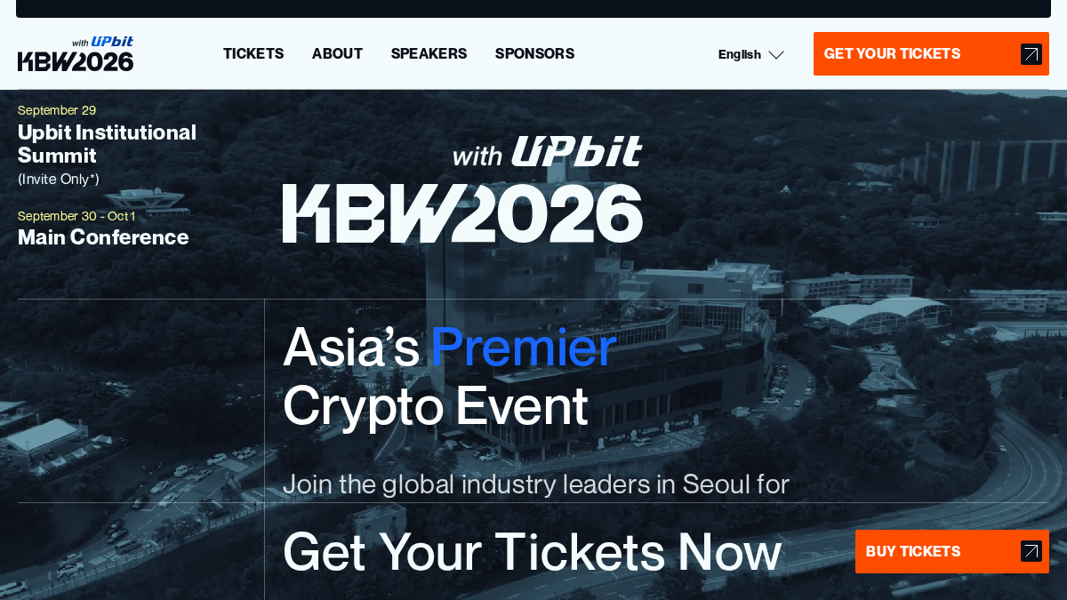koreablockchainweek.com 官网首页截图