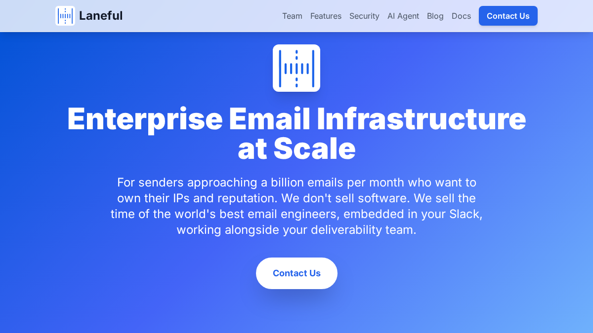 laneful.com 官网首页截图
