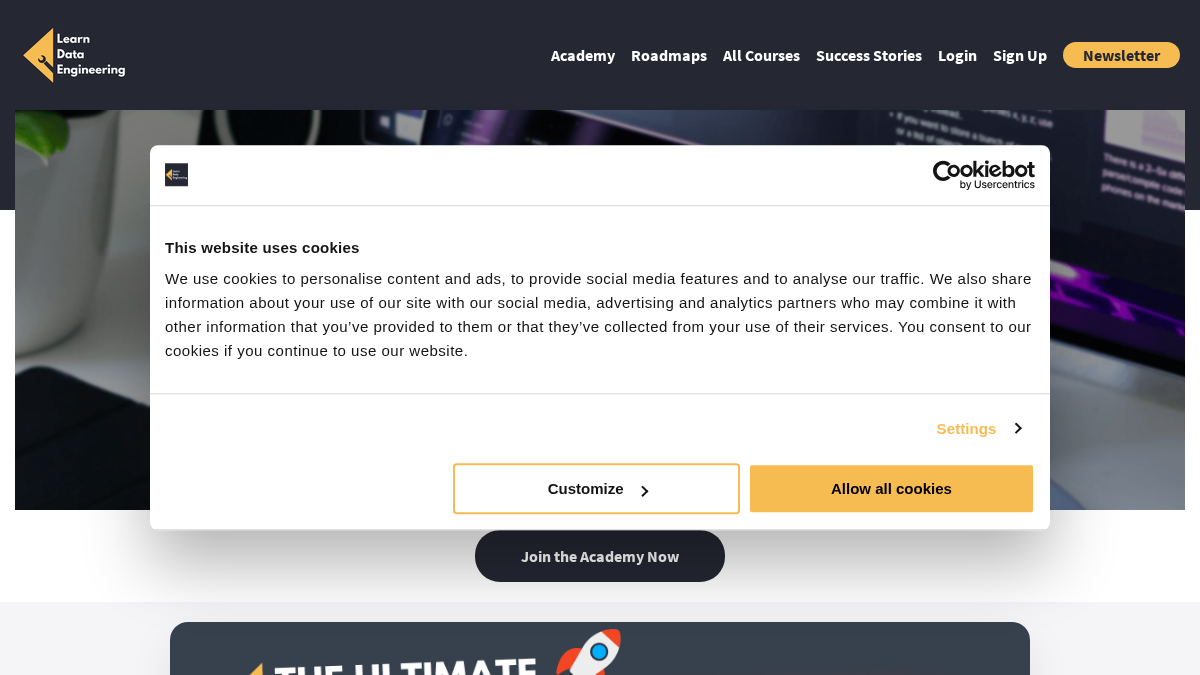 learndataengineering.com 官网首页截图