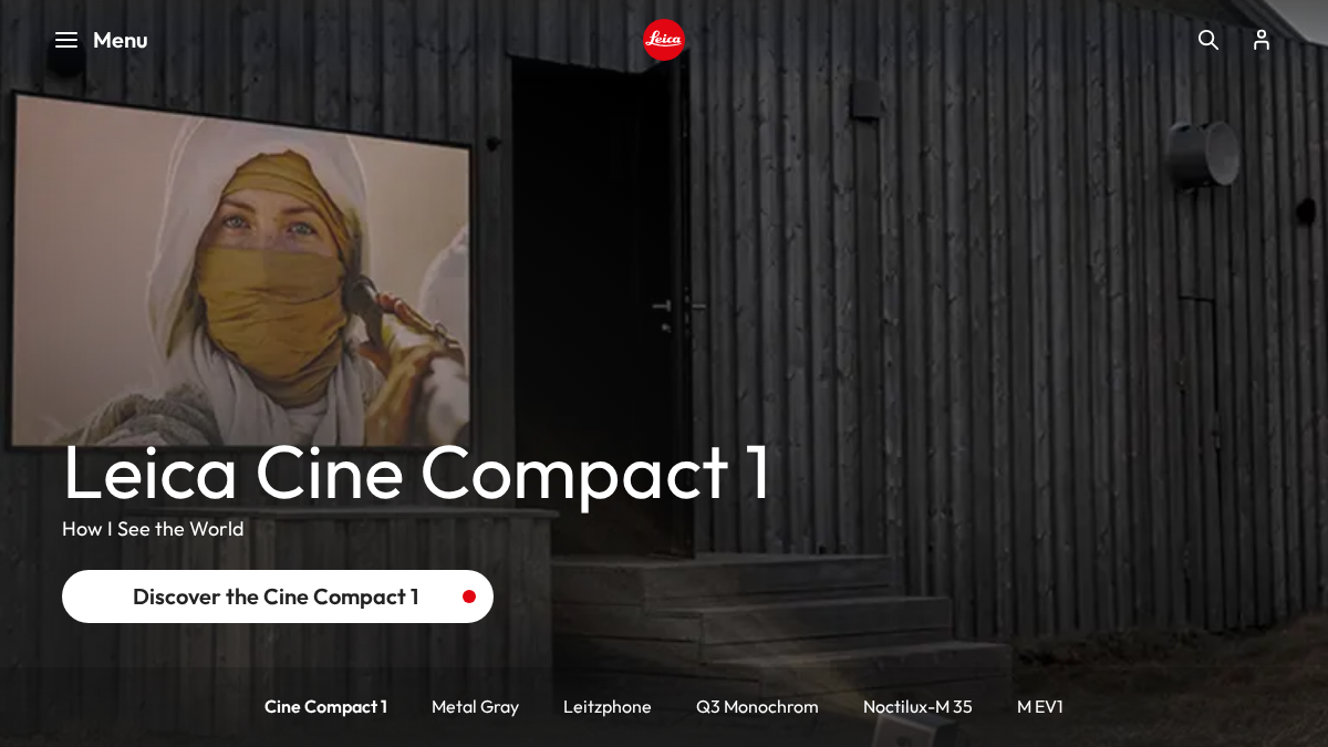 leica-camera.com 官网首页截图
