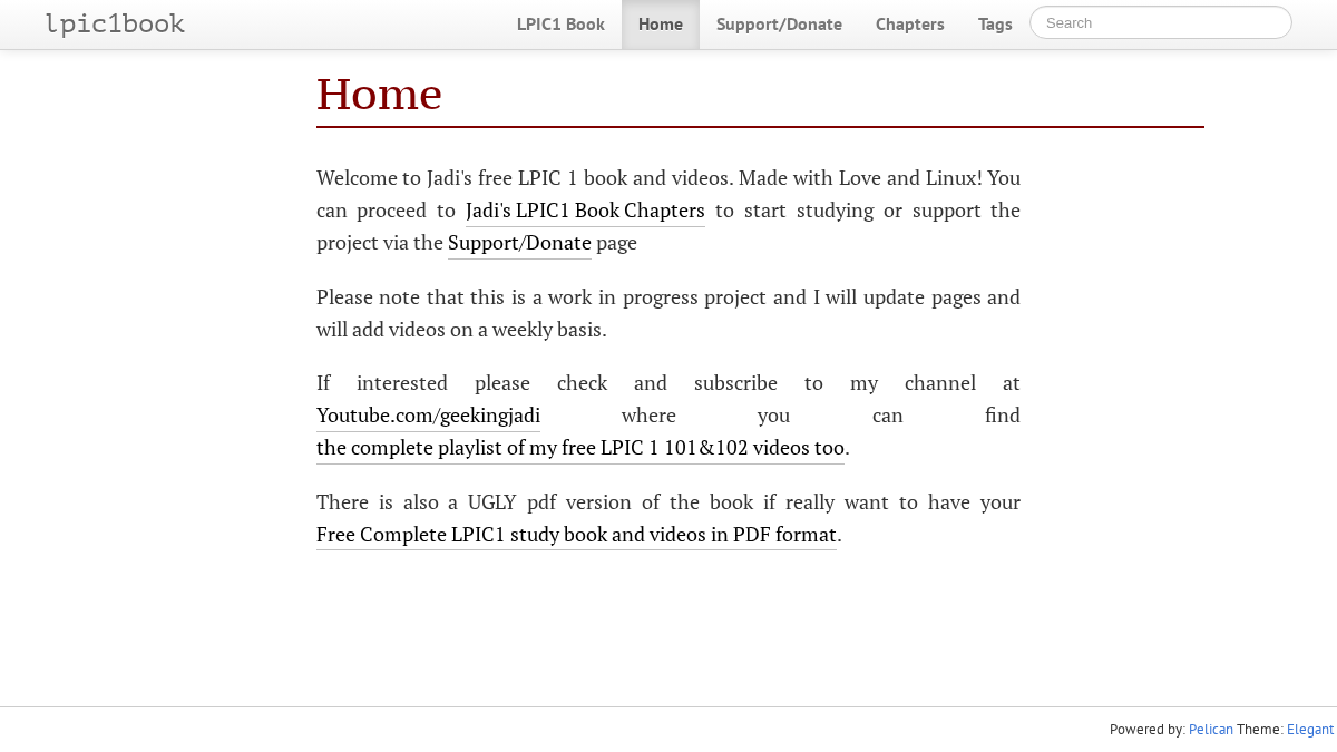 linux1st.com 官网首页截图