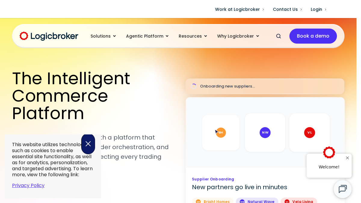 logicbroker.com 官网首页截图