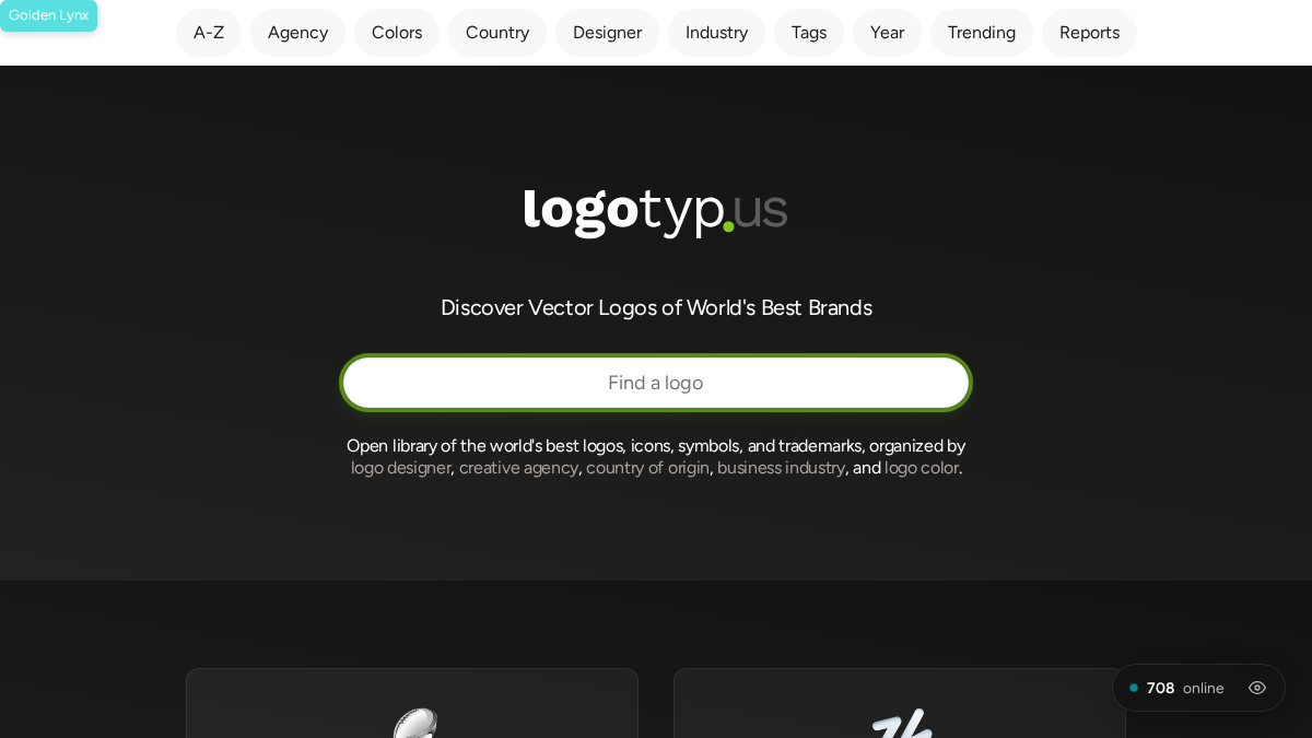 logotyp.us 官网首页截图