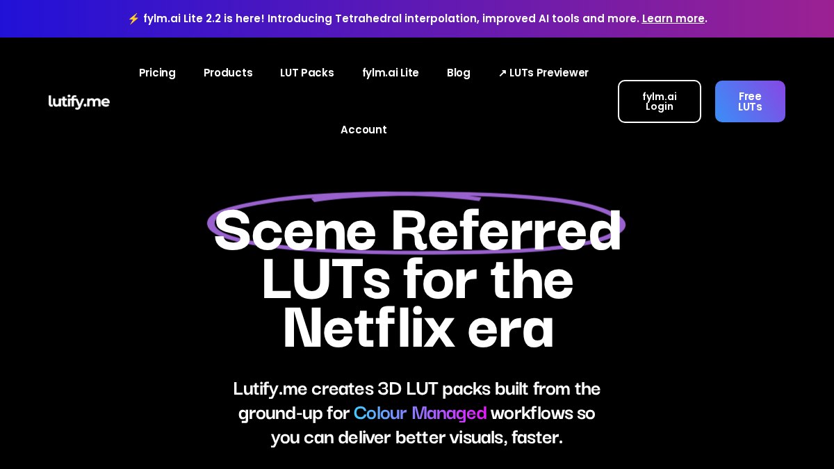lutify.me 官网首页截图
