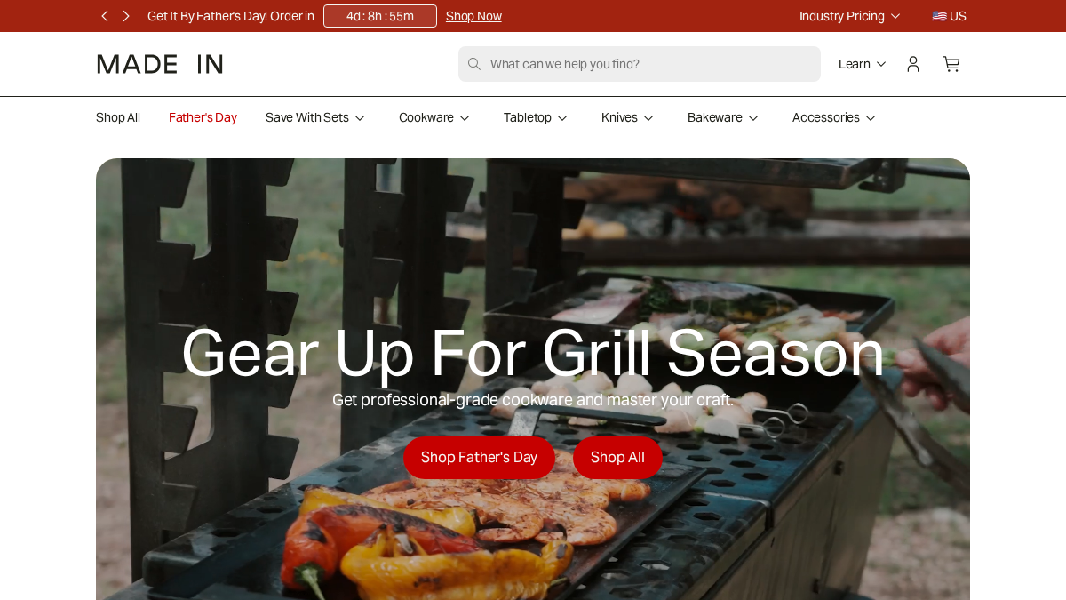 madeincookware.com 官网首页截图