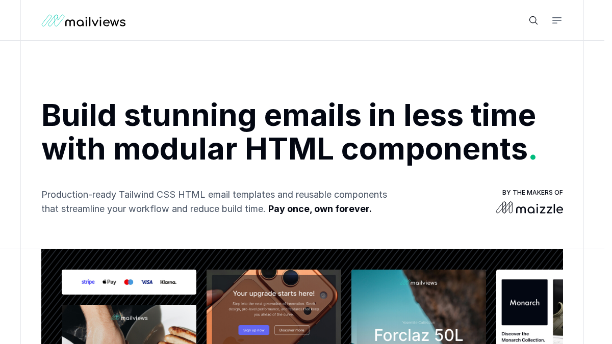 mailviews.com 官网首页截图