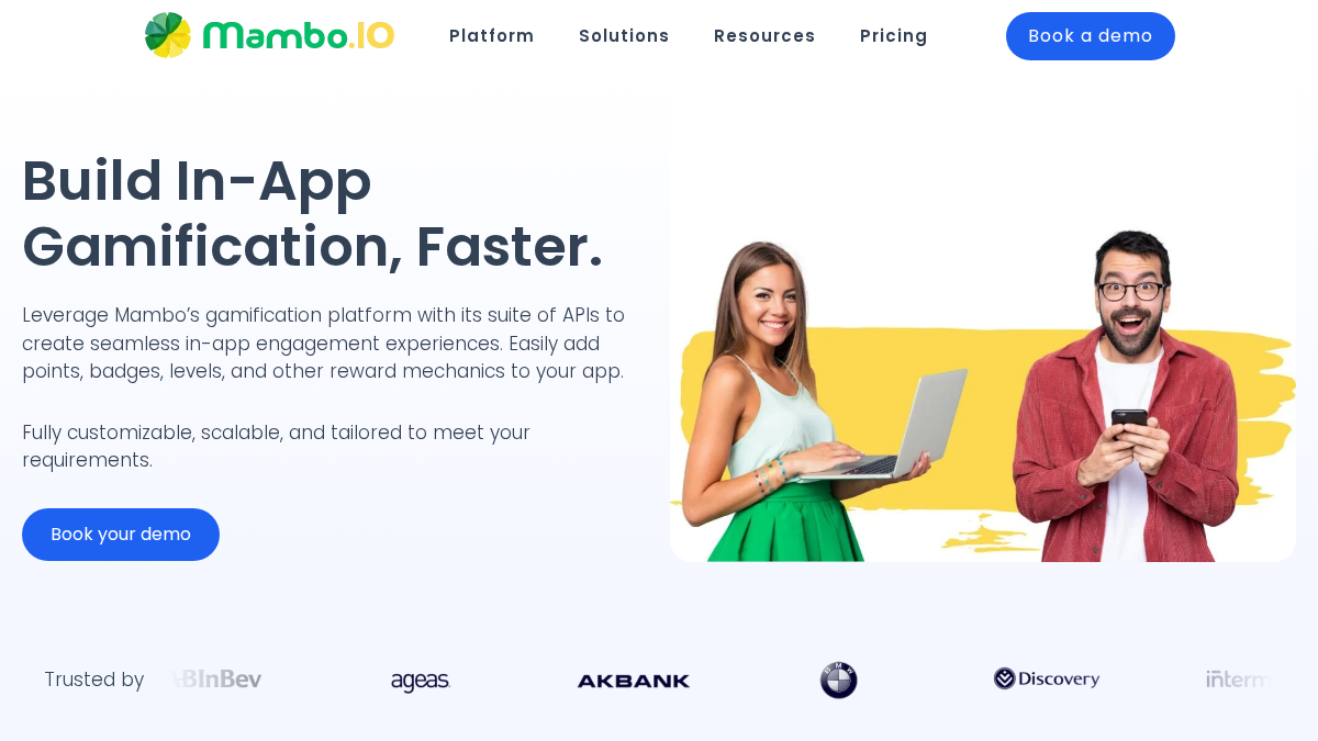 mambo.io 官网首页截图