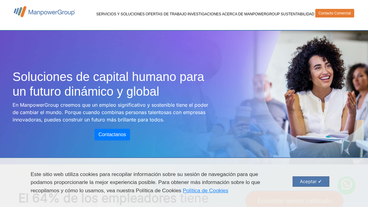 manpowergroup.com.ar 官网首页截图
