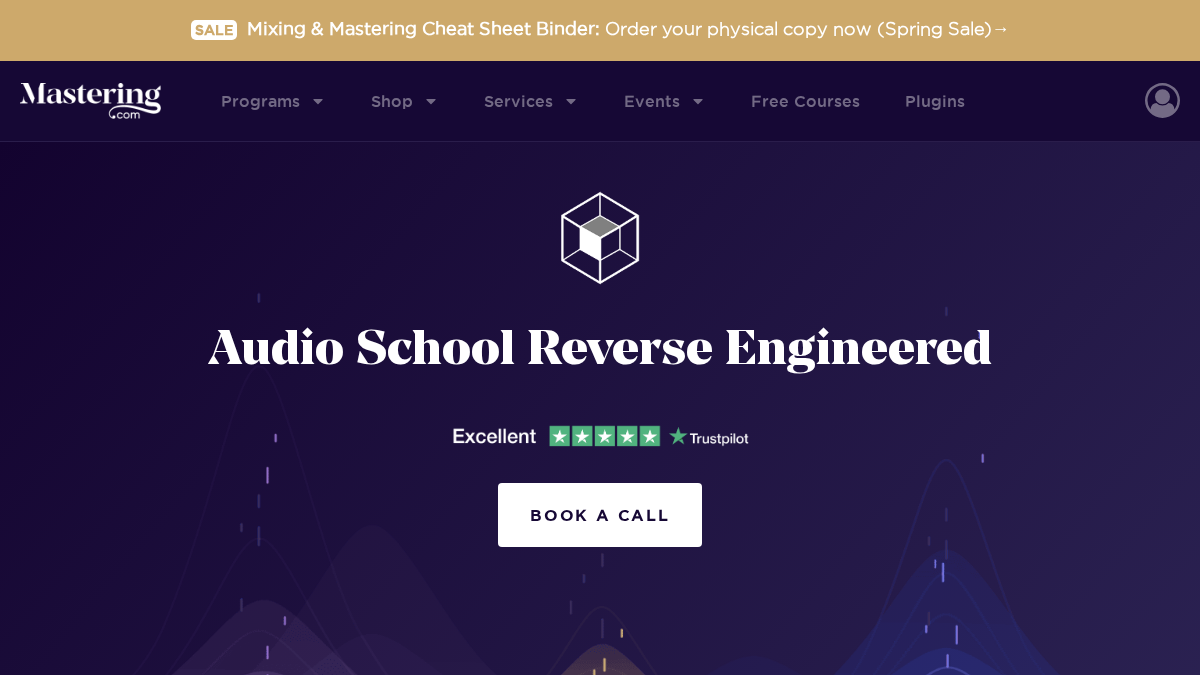 mastering.com 官网首页截图