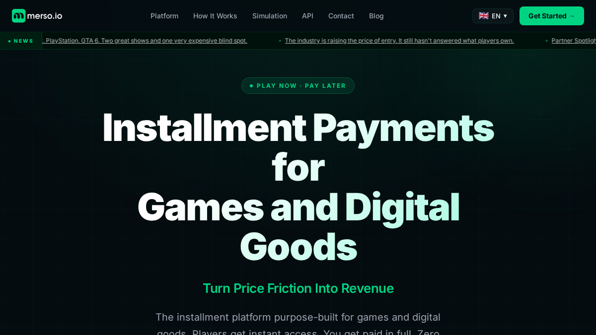 merso.io 官网首页截图