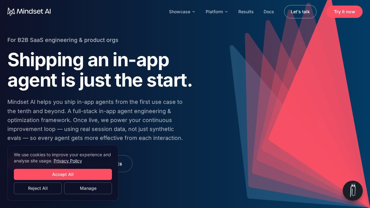 mindset.ai 官网首页截图