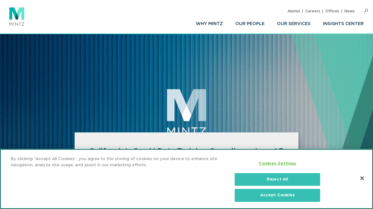 mintz.com 官网首页截图