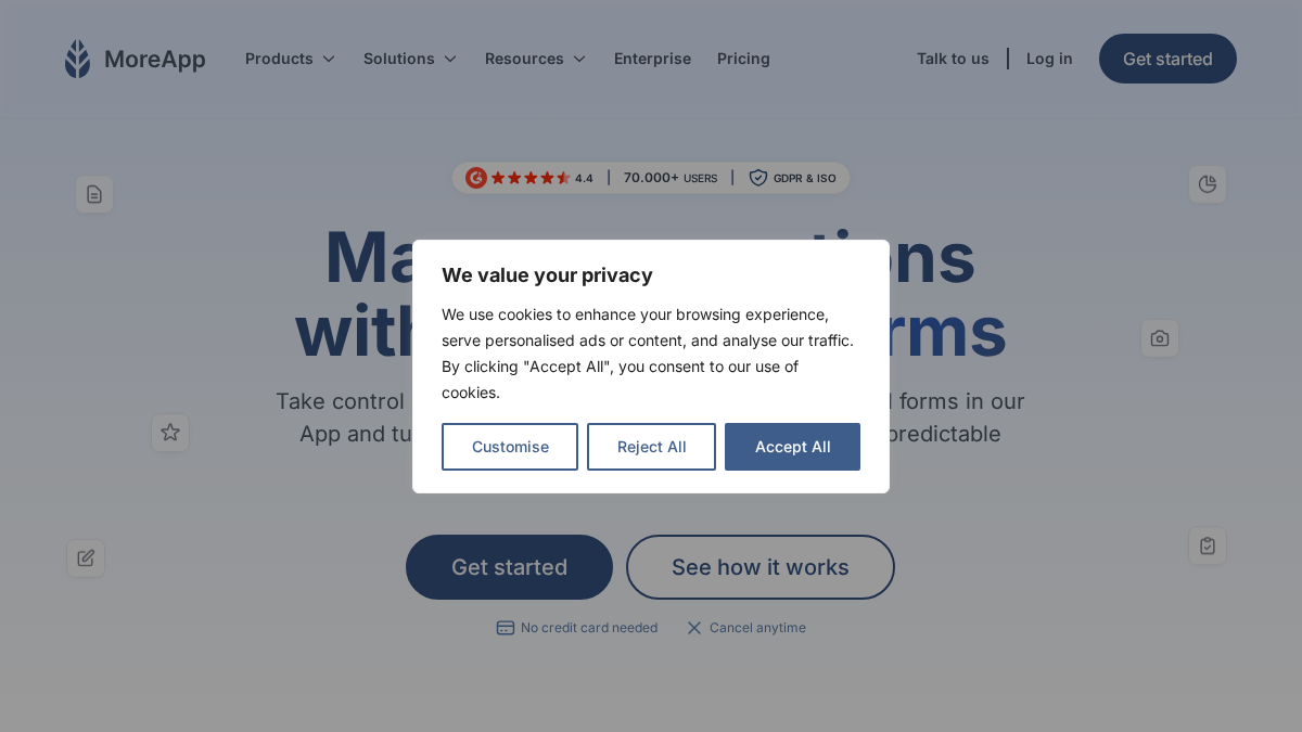 moreapp.com 官网首页截图
