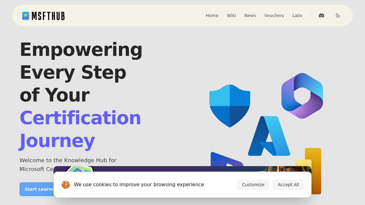 msfthub.com 官网首页截图