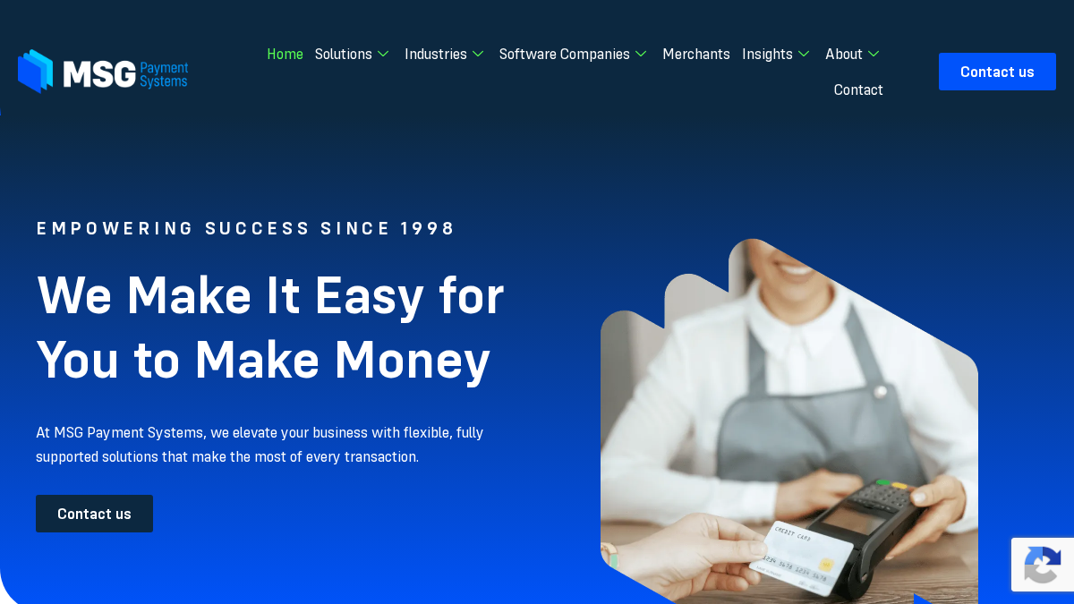 msgpay.com 官网首页截图