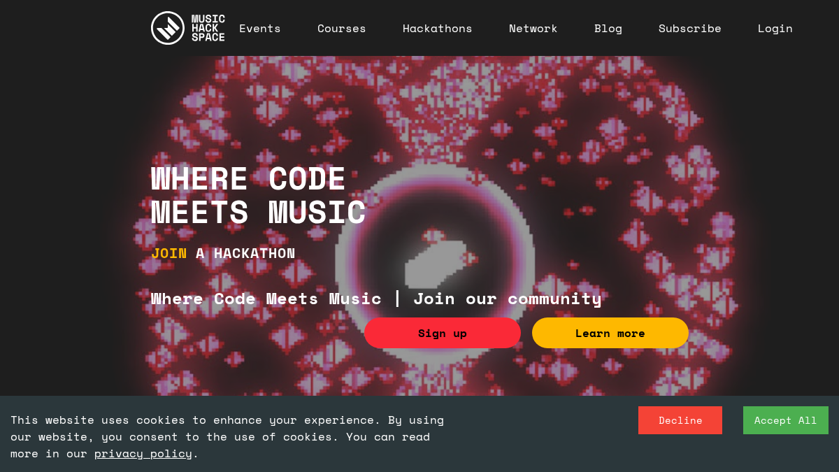 musichackspace.org 官网首页截图
