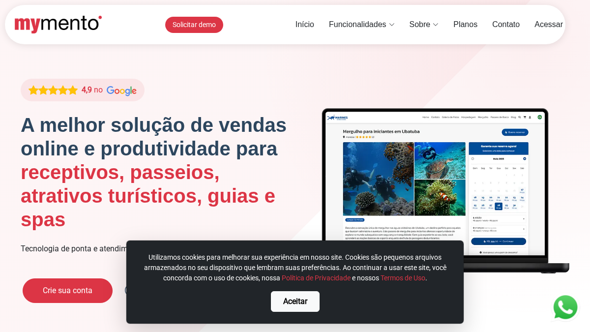 mymento.com.br 官网首页截图